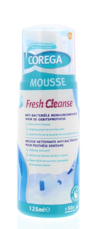 Corega Frisches Reinigungsmousse (125 Ml)