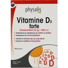 Physalis Vitamin D3 forte (100 Caps)