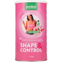 Purasana Shape & Control Proteinshake Erdbeere/Himbeere (350 gr)