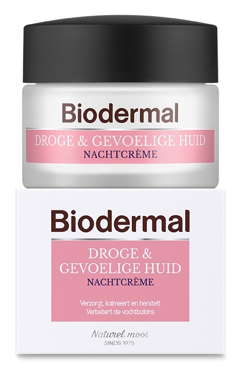Biodermal Nachtcreme für trockene und empfindliche Haut (50 Ml)