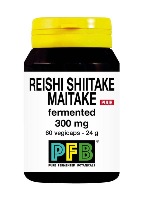 SNP SNP Reishi Shiitake Maitake fermentiert 300 mg rein (60 VCaps)