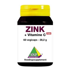 SNP Zink 50 mg + gepuffertes Vitamin C pur (60 VCaps)