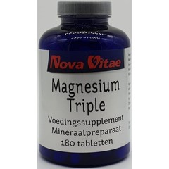 Nova Vitae Magnesiumcitrat-Bisglycinat-Malat (180 Tabletten)