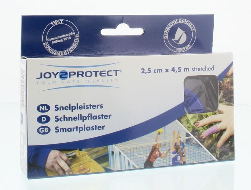 Joy2Protect Schnellpflaster blau 2,5 cm x 4,5 m (2 Rollen)