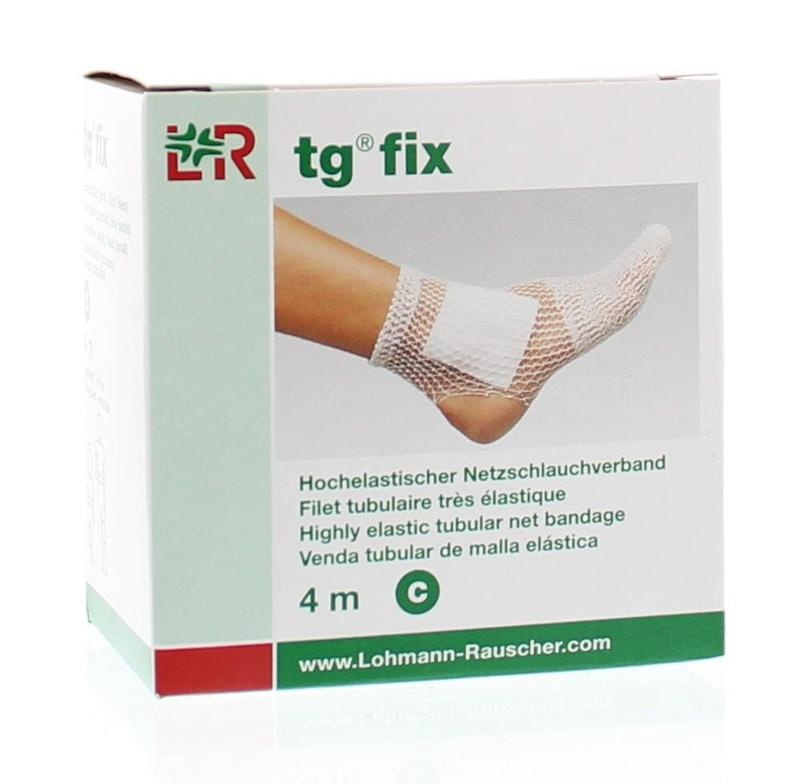 TG Fix Netzbandage C dehnbar 4 Meter Kopf/Bein/Arm (1 Stück)