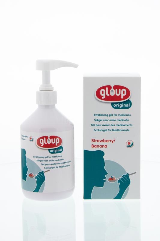 Gloup Gloup Original Medikamente Einnahme Gel Erdbeer Banane (500 ml)