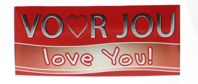 Voor Jou! Wunschriegel liebe dich (70 gr)