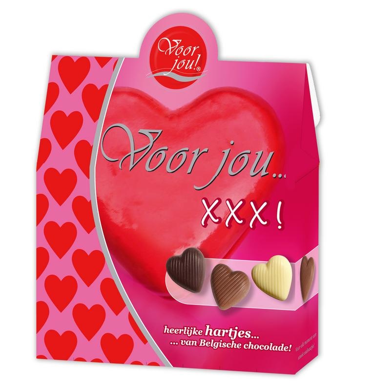 Voor Jou! Geschenkbox Herzen XXX (100 gr)
