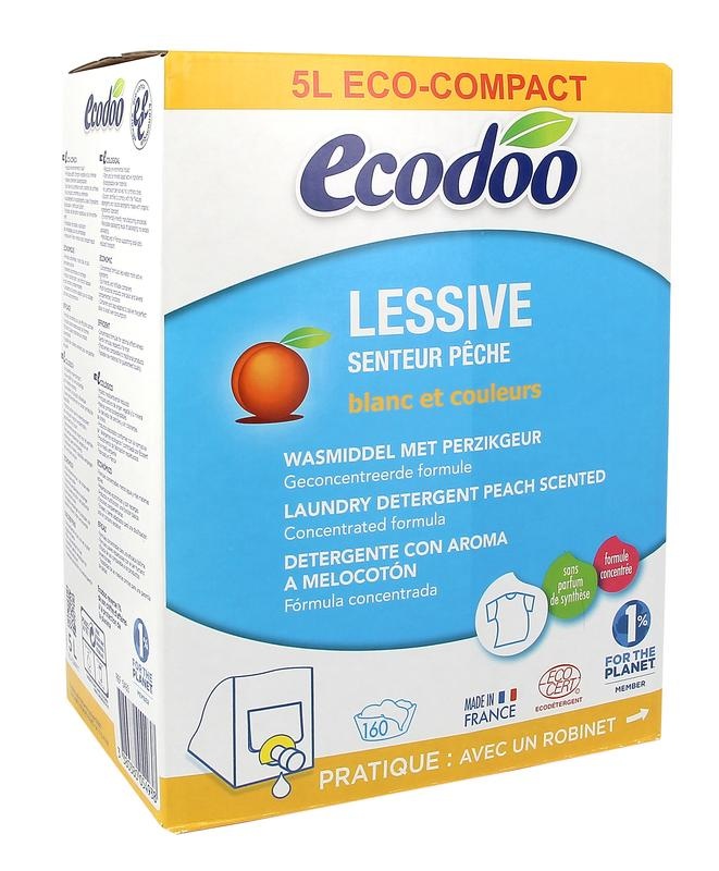 Ecodoo Ecodoo Waschmittel Pfirsich Bag in Box Bio (5 Liter)