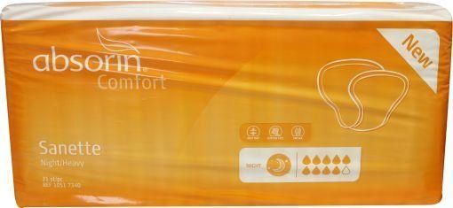Absorin Comfort sanette night/heavy (21 Stück)