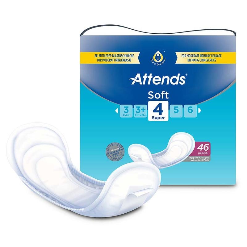 Attends Einlage soft super 4 (46 Stück)