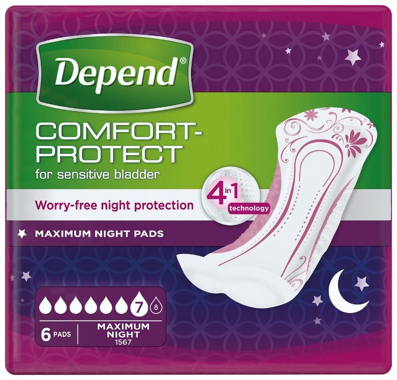 Depend Verband maximal (6 Stück)