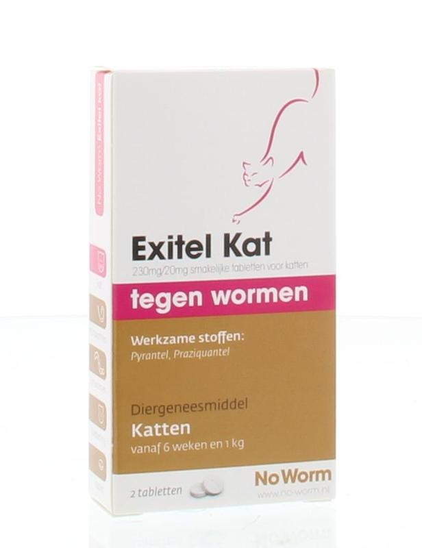 Exitel Exitel Katze ohne Wurm (2 Tabletten)