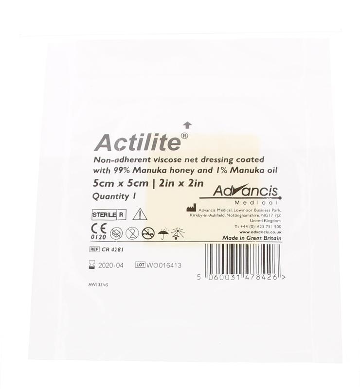 Advancis Actilite Manuka nicht adh. Netzverband Viskose 5 x 5 (1 Stück)