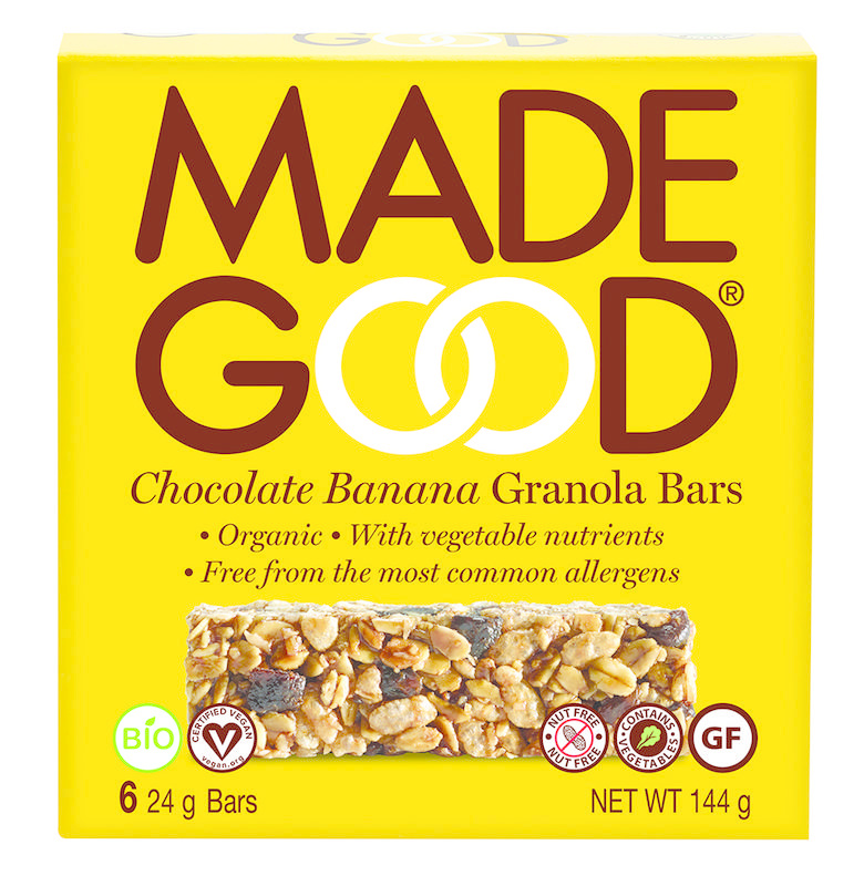 Made Good Made Good Müsliriegel Schokolade Banane 24 Gramm Bio (6 Stück)