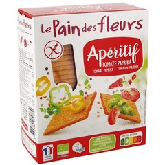 Pain Des Fleurs Aperitifcracker Tomate / Paprika bio (150 gr)