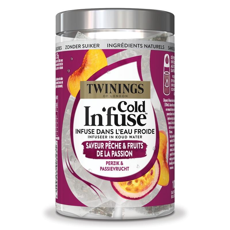 Twinings Twinings Pfirsich-Passionsfrucht kalt aufgießen (10 Stück)