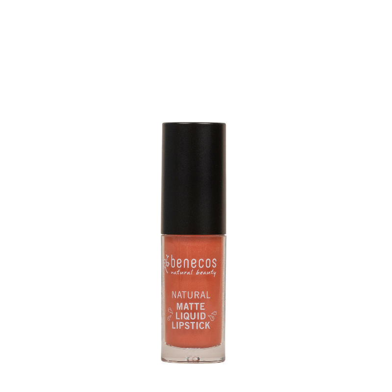 Benecos Lippenstift flüssig matt Koralle Kuss (5 Ml)
