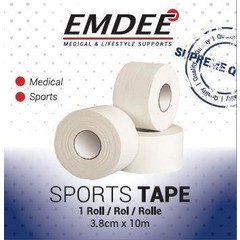 Emdee Sporttape 3,8 cm x 10 m weiß (1 Stück)