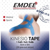 Emdee Emdee Kinesiotape blau vorgeschnitten (1 Stück)