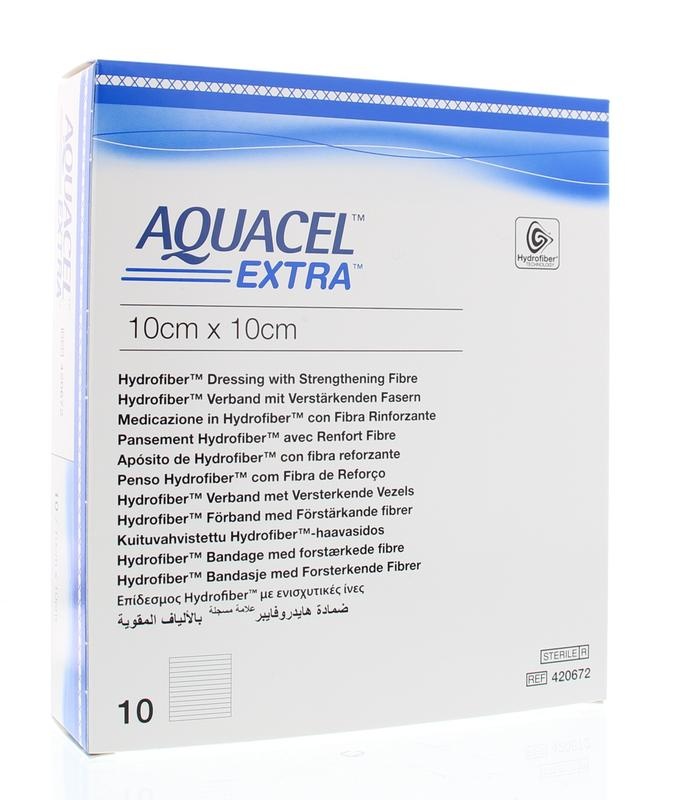 Aquacel Zusätzliche 10 x 10 cm (10 Stück)