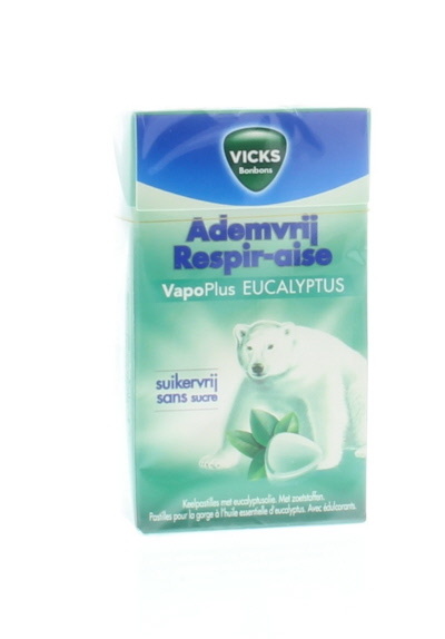 Vicks Atemfreier Eukalyptus ohne Zucker (40 gr)