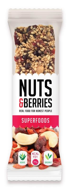 Nuts & Berries Riegel Superfoods Bio (40 gr)