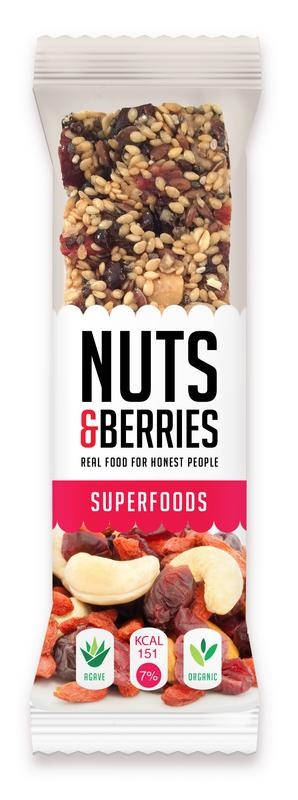 Nuts & Berries Nuts & Berries Riegel Superfoods Bio (40 gr)