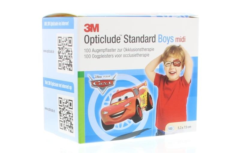 Opticlude Opticlude Augenpflaster Midi Jungen (100 Stück)
