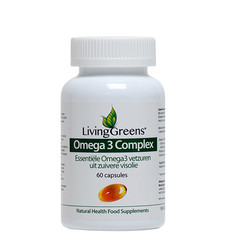 Livinggreens Omega-3-Fischölkomplex (60 Kapseln)