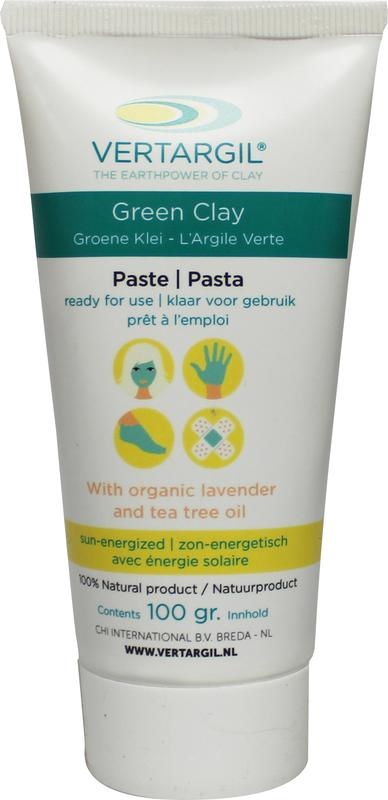 Vertargil Vertargil Grüne Tonpaste in Tube (100 gr)