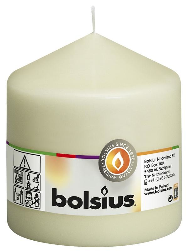 Bolsius Stumpenkerze 100/98 Elfenbein 1 Stk