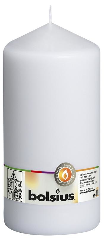 Bolsius Bolsius Stumpenkerze 250/98 weiss 1 Stck