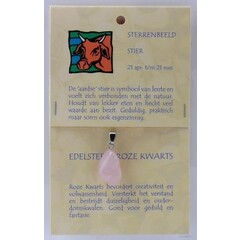 Steengoed Sternzeichen Stein Anhänger Stier (1 Stück)