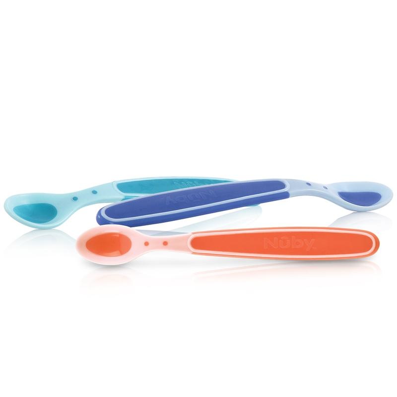 Nuby Löffel wärmeempfindlich 3 Monate + 3 Stück