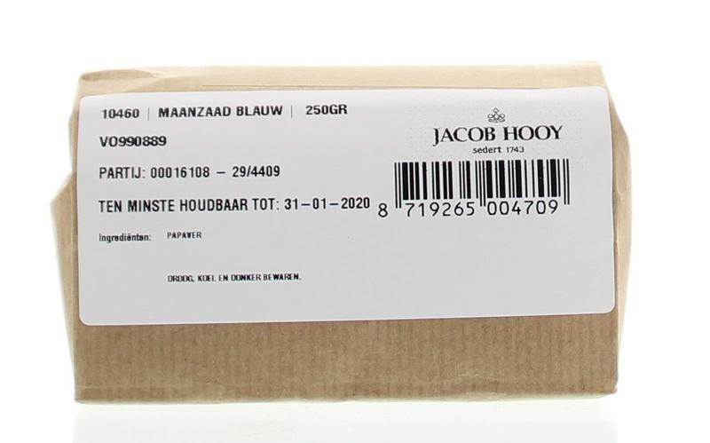 Jacob Hooy Mohn blau/Mohnkern (250 gr)