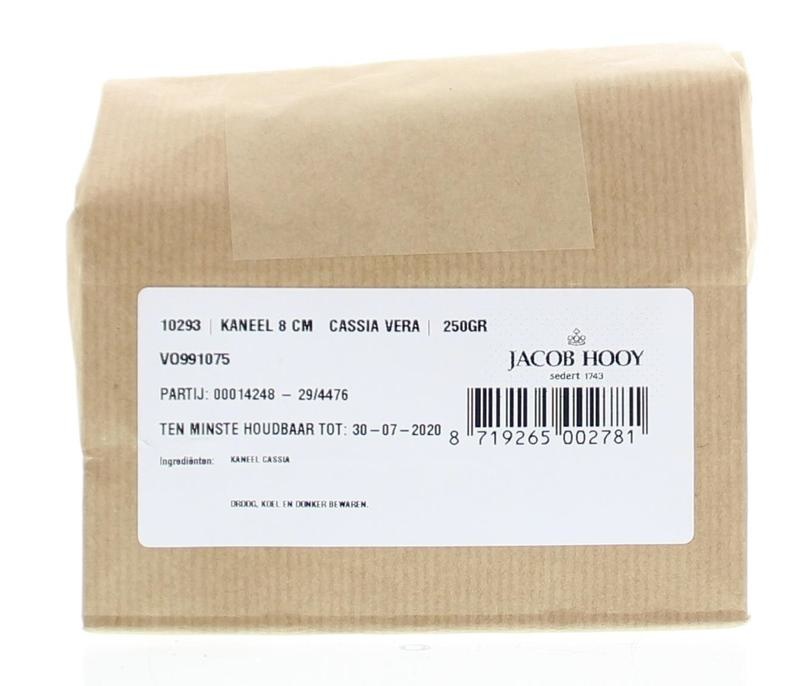 Jacob Hooy Jacob Hooy Zimtstangen 8 cm (250 gr)