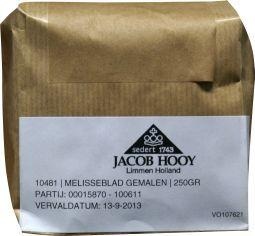 Jacob Hooy Gemahlenes Melissenblatt (250 gr)