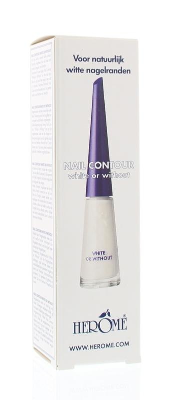 Herome Perfekte Nagelkontur weiß oder ohne (10 Ml)