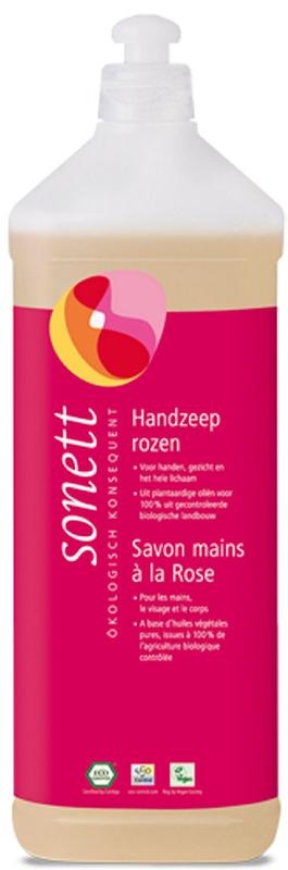 Sonett Handseife Rose flüssig (1 Liter)