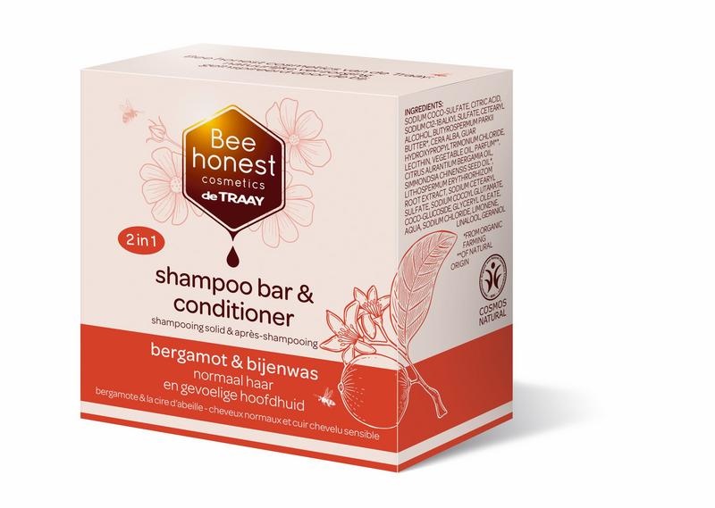 Traay Bee Honest Traay Bee Honest Festes Shampoo Bergamotte & Bienenwachs (80 gr)