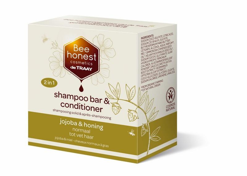 Traay Bee Honest Traay Bee Honest Shampoo bar Jojoba & Honig (80 gr)