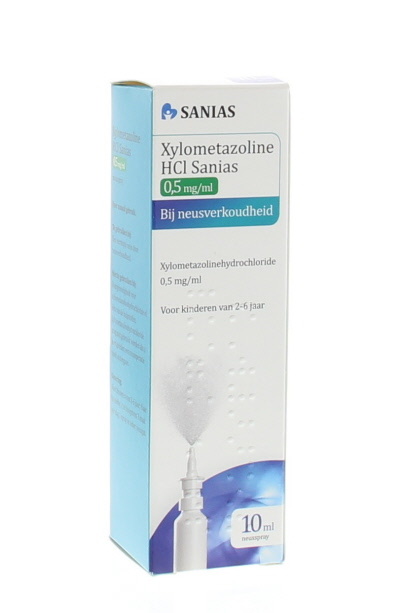 Sanias Xylometazolin HCI 0,50 mg Spray (10 Ml)