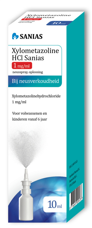 Sanias Xylometazolin HCI 1mg Spray (10Ml)