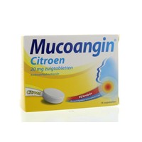 Mucoangin Mucoangin Zitrone zuckerfrei (18 Lutschtab)