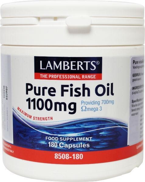 Lamberts Lamberts Reines Fischöl 1100 mg Omega 3 (180 Kapseln)