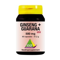 SNP SNP Ginseng Guarana 500mg pur (60 Caps)