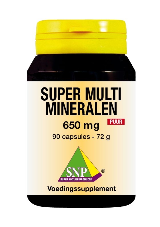 SNP SNP Super Multi Mineralien 650 mg pur (90 Caps)