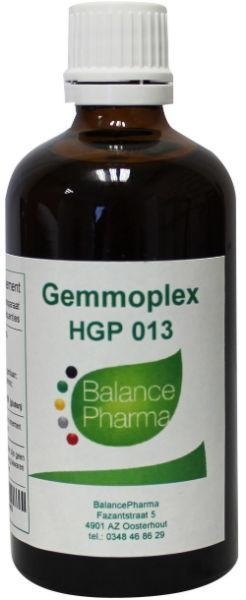 Balance Pharma Balance Pharma HGP013 Gemmoplex entspannen (100 Ml)