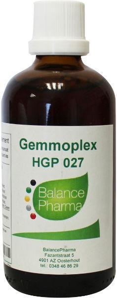 Balance Pharma Balance Pharma HGP027 Gemmoplex GeriatRolymphe (100 Ml)